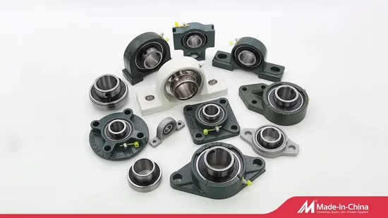 Plastic Stainless Steel Shaft Steel Ball Insert Pillow Block Bearinguc UK Uel Ucf Ucfc UCFL Ucpa Ucfa Ucfb Ucc UCP204 Ucha205 Ucph206 UCT208with Bearing Housing 